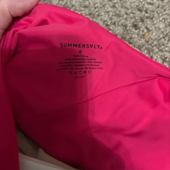 Summersalt The Sidestroke one-piece swimsuit Size 8 - Picture 4 of 7